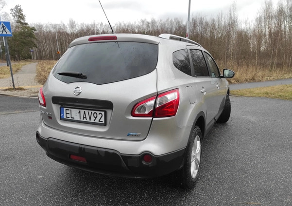 Nissan Qashqai+2 cena 35500 przebieg: 171000, rok produkcji 2013 z Łódź małe 106